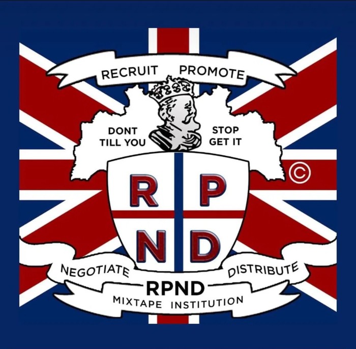 The RPND crest: Recruit, Promote, Negotiate, Distribute